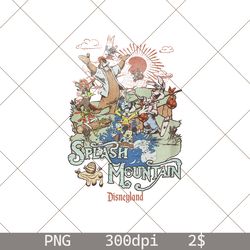 disney splash mountain png, retro disney mountain trip, disney vacation png, disney mountain png, magic kingdom png