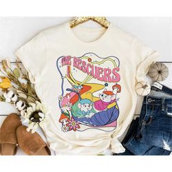 retro 70s the rescuers bernard bianca mouse leaf boat shirt / funny disney t-shirt / walt disney world shirt / disneylan