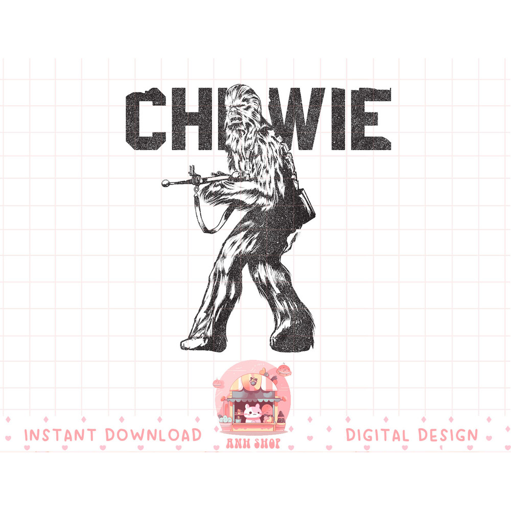 Star Wars Last Jedi Chewie Distressed Vintage T-Shirt T-Shirt copy.jpg