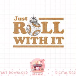 star wars last jedi retro just roll bb-8 graphic png