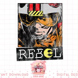 star wars luke skywalker rebel retro png