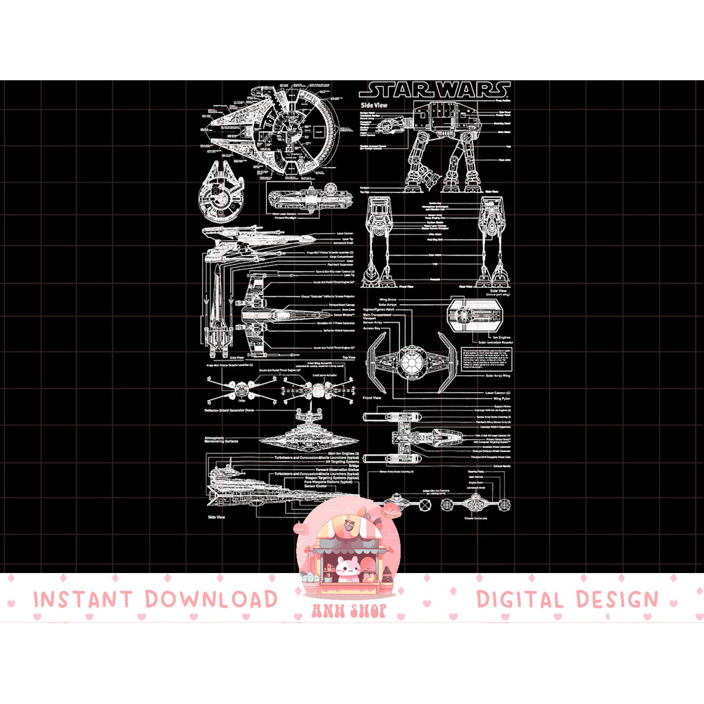 Star Wars Master Vehicle Schematics Graphic T-Shirt T-Shirt copy.jpg