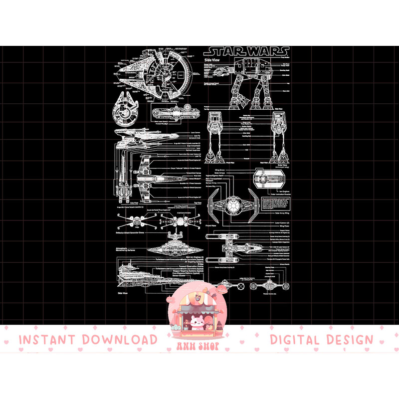 Star Wars Master Vehicle Schematics Graphic T-Shirt T-Shirt copy.jpg