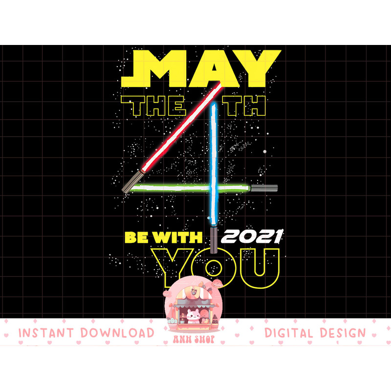 Star Wars May The 4th Be With You 2021 Lightsabers T-Shirt copy.jpg