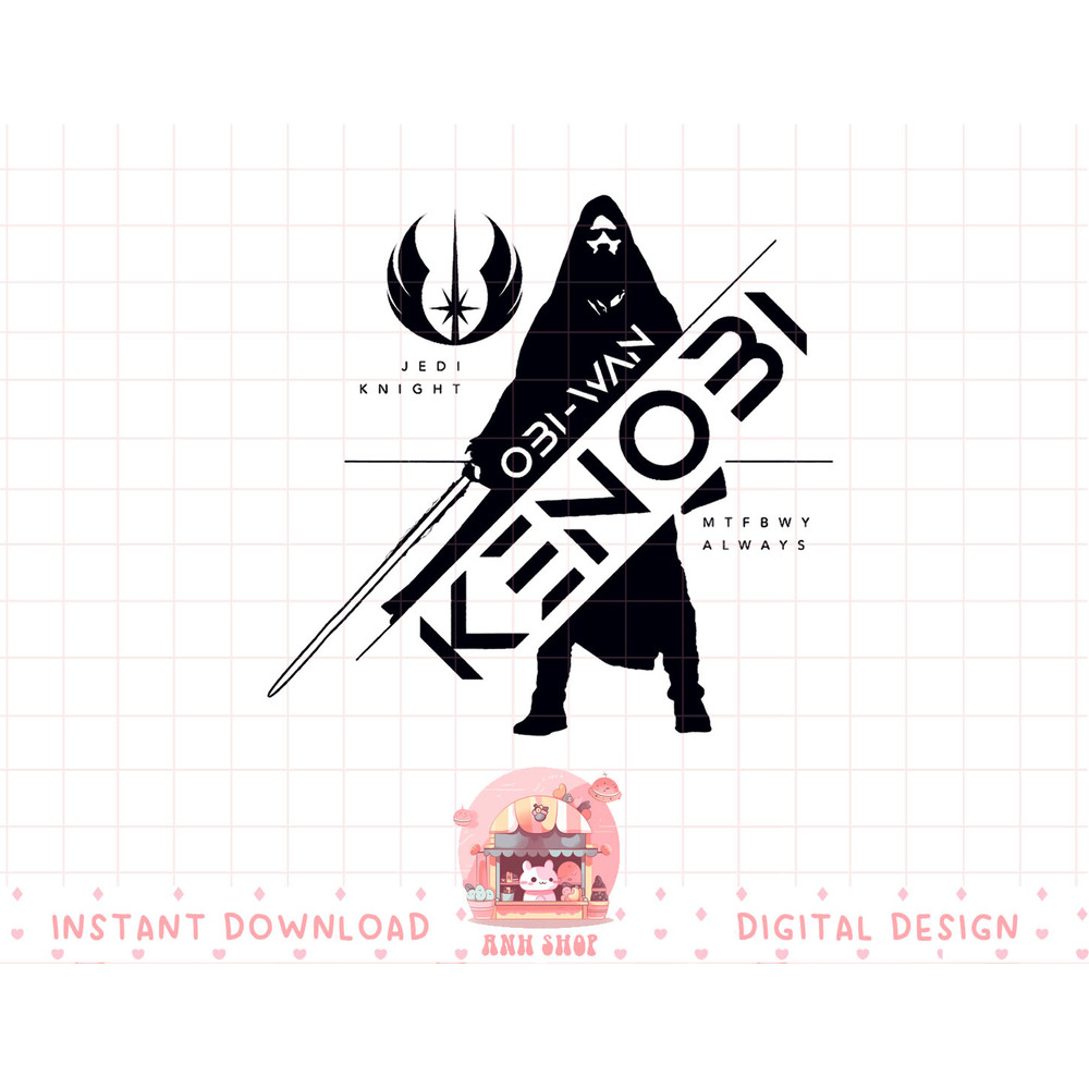 Star Wars Obi-Wan Kenobi Jedi Order Emblem Silhouette T-Shirt copy.jpg