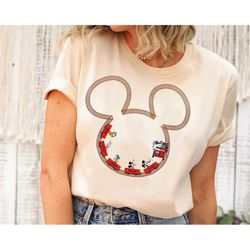 retro mickey & minnie's runaway railway shirt / disneyland park t-shirt / walt disney world tee / disneyland family vaca