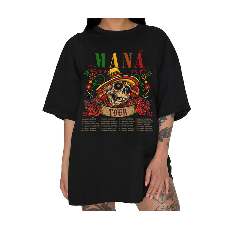 Mana Tshirt Band, Mana Shirt Band Women Men, Mexico Lindo Y Querido Tour 2023 Shirt, Music Tour 2023 Shirts, Fans Gift