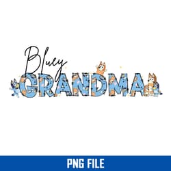 bluey grandma png, grandma png, bluey mother's day png digital file