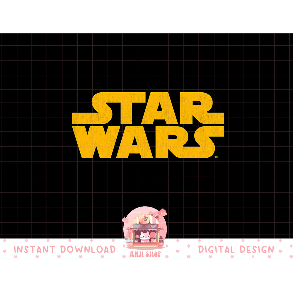 Star Wars Original Yellow Scroll Font Logo Graphic T-Shirt T-Shirt copy.jpg