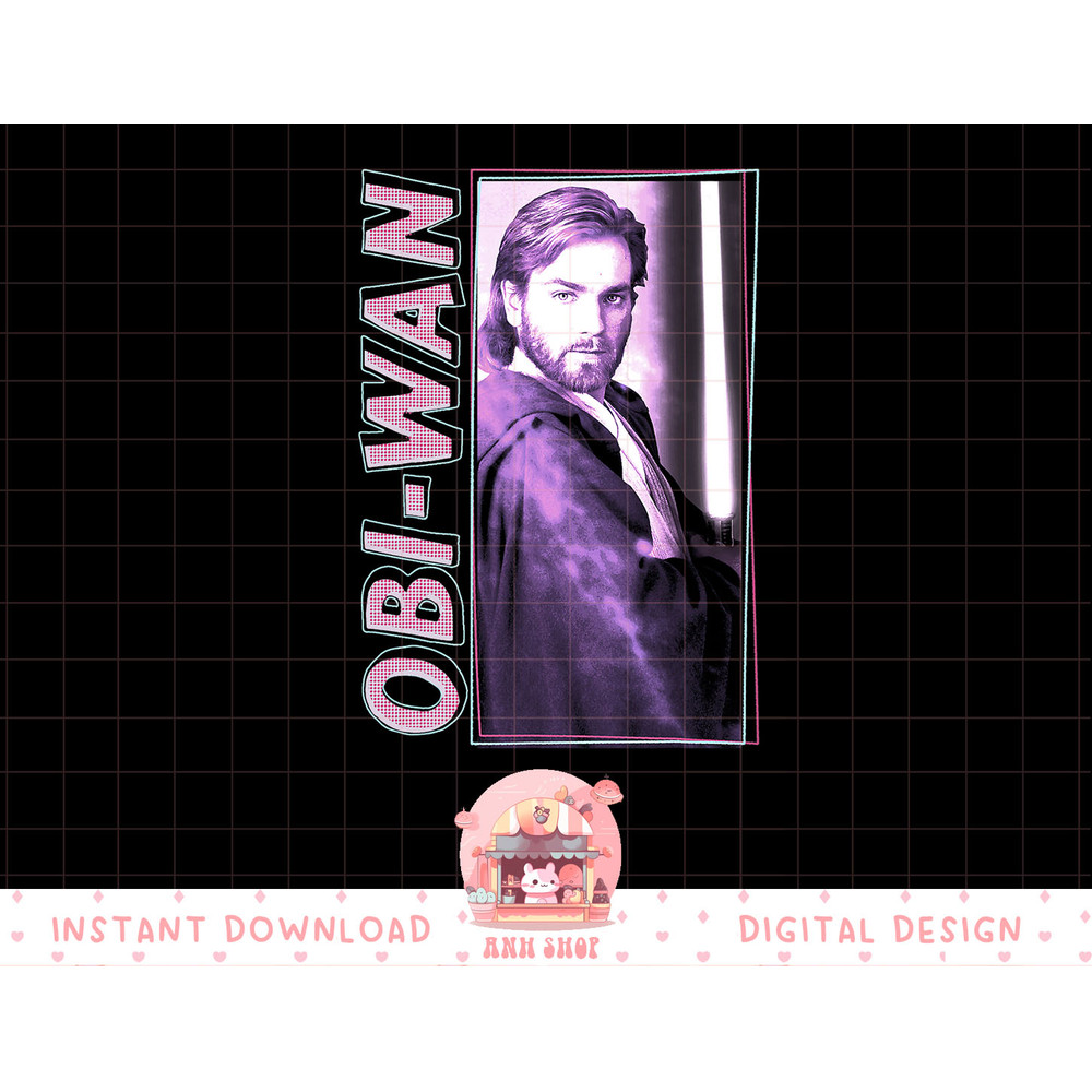 Star Wars Obi-Wan Kenobi Purple Hue Portrait T-Shirt copy.jpg