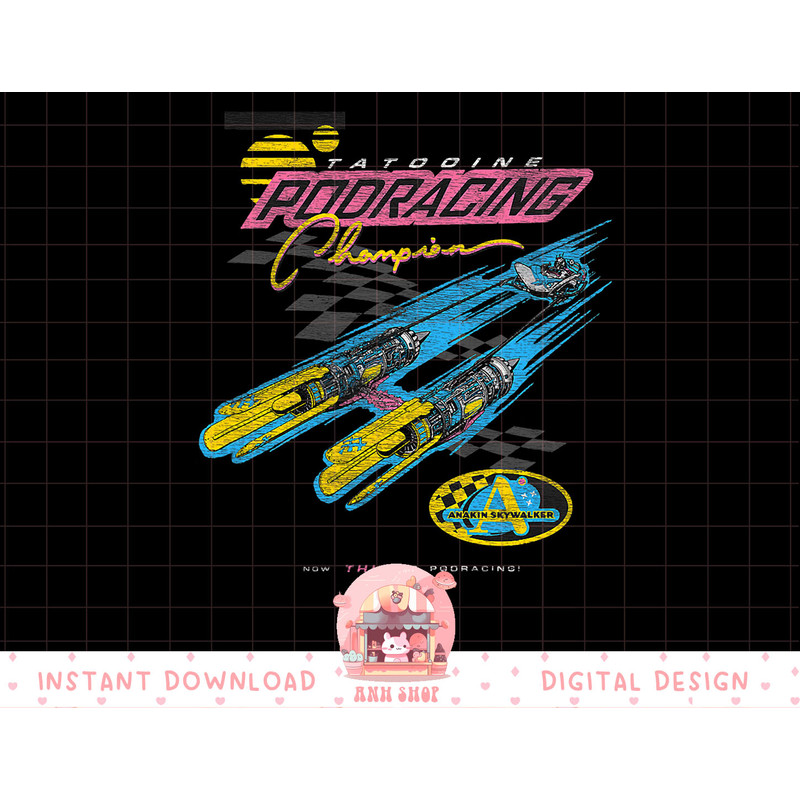 Star Wars Pod Racing Champion Neon Space Racer T-Shirt copy.jpg