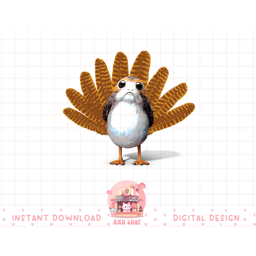 Star Wars Porg Thanksgiving Turkey T-Shirt copy.jpg