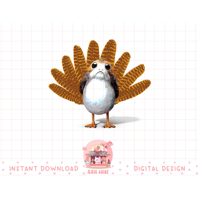 Star Wars Porg Thanksgiving Turkey T-Shirt copy.jpg