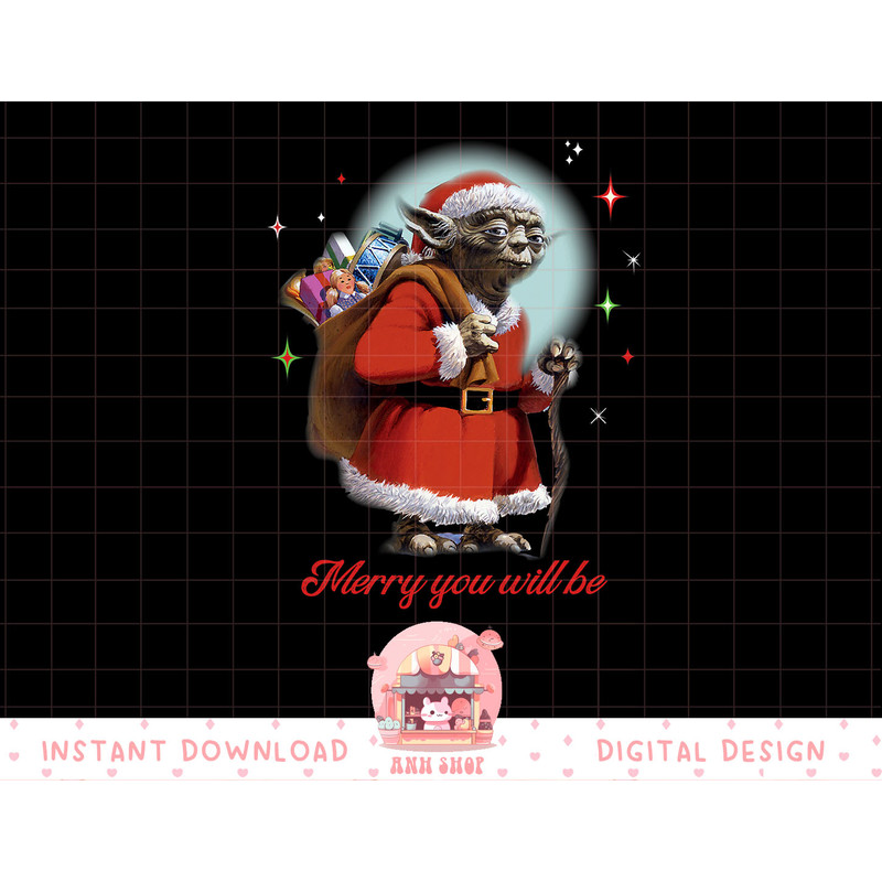 Star Wars Santa Yoda Merry You Will Be T-Shirt copy.jpg