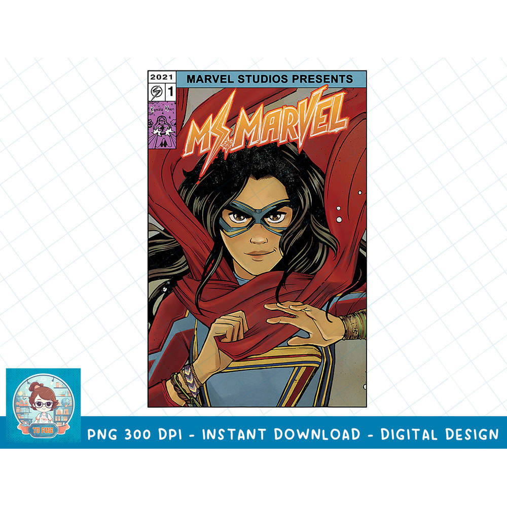 Marvel Ms. Marvel Comic Cover T-Shirt copy.jpg