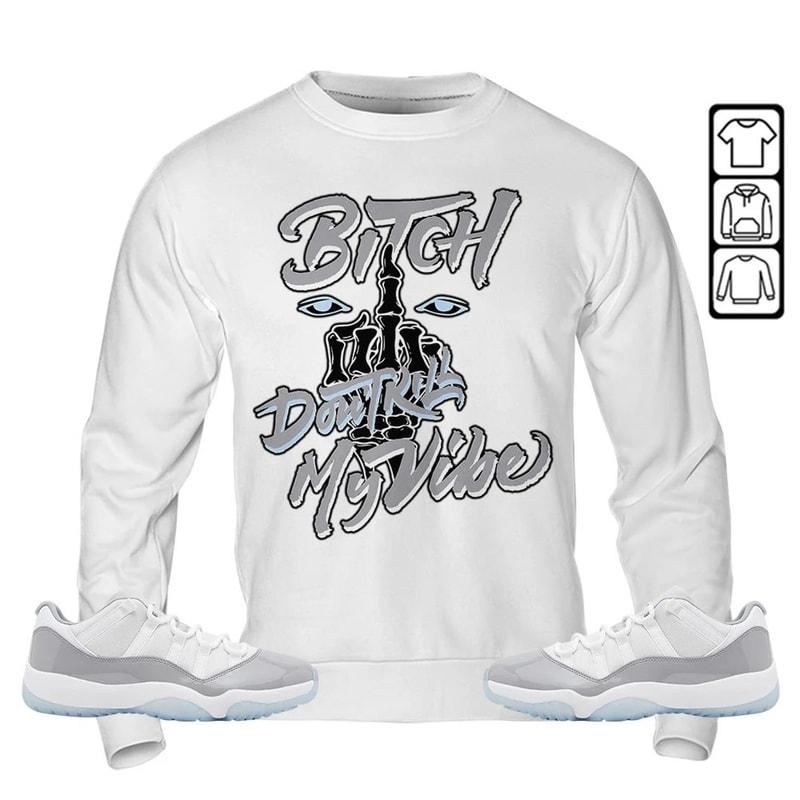My Vibe Unisex Sneaker Shirt, Cement Grey 11s Tee, Jordan 11 Low Cement Grey T-Shirt, Hoodie, Tanktop, Longsleeves