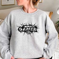 gamer sweatshirt - video game sweater - video gamer shirt - game day shirt - gift for husband - gift for him - gamer's s