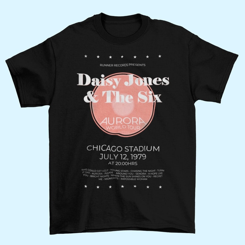Daisy Jones And The Six Aurora Tour 2023 Shirt, Aurora Shirt, Daisy Jones And The Six Tour Shirt, Music Tour 2023 Shirts
