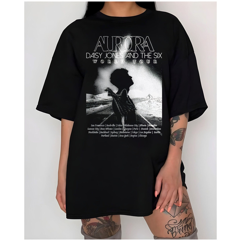 Daisy Jones And The Six Aurora Tour 2023 Shirt, Aurora Shirt, Daisy Jones And The Six Tour Shirt, Music Tour 2023 Shirts