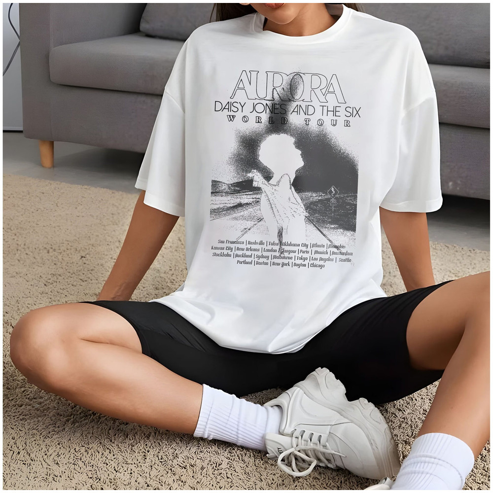 Daisy Jones And The Six Aurora Tour 2023 Shirt, Aurora Shirt, Daisy Jones And The Six Tour Shirt, Music Tour 2023 Shirts