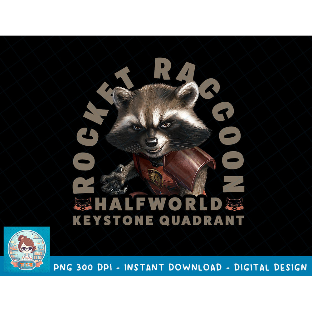 Marvel Rocket Raccoon Halfworld Keystone Quadrant T-Shirt copy.jpg