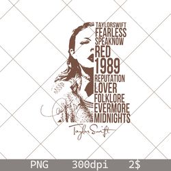 retro taylor swift png bundle, the eras tour 2023 png, taylor swift, swiftie merch gift, taylor swift silhouette png