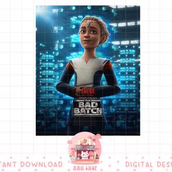 star wars the bad batch omega poster png