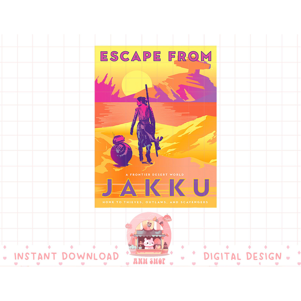 Star Wars The Force Awakens Escape From Jakku T-Shirt copy.jpg