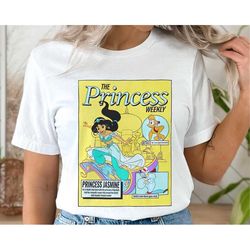 disney magazine cover aladdin princess jasmine shirt / disney princess tee / disney birthday / walt disney world / disne