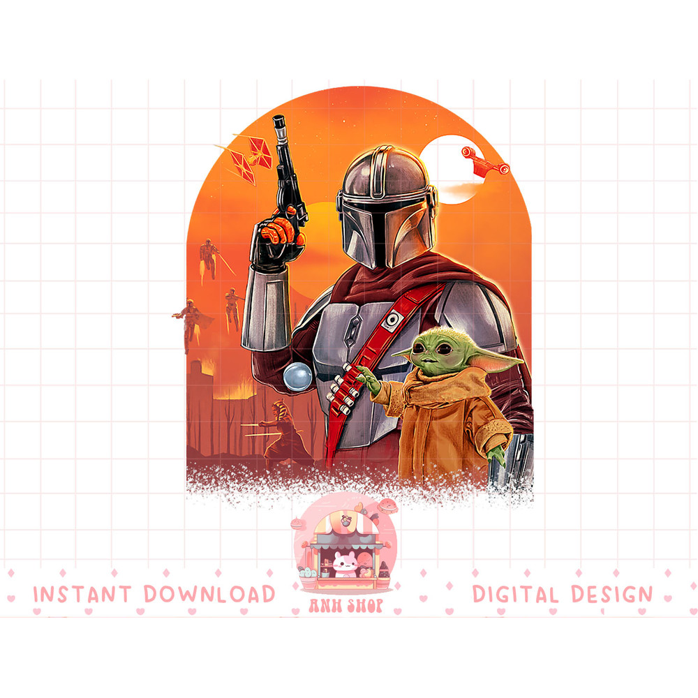 Star Wars The Mandalorian & Grogu Space Western Exclusive T-Shirt copy.jpg