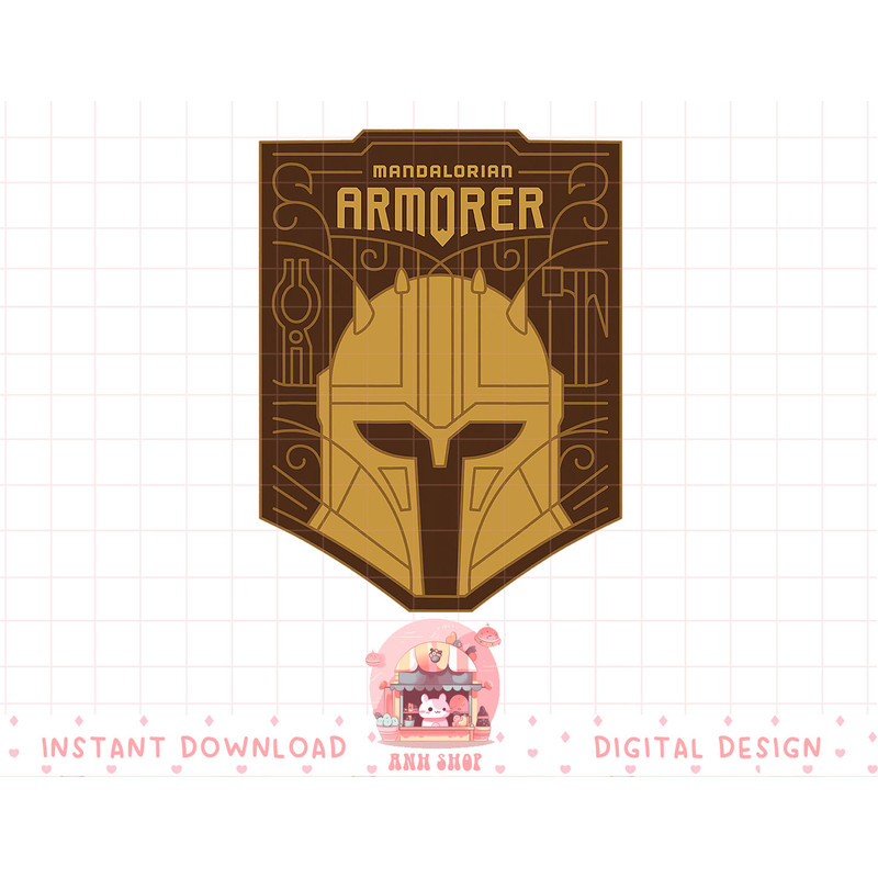 Star Wars The Mandalorian Armorer Bounty Hunter Badge T-Shirt copy.jpg