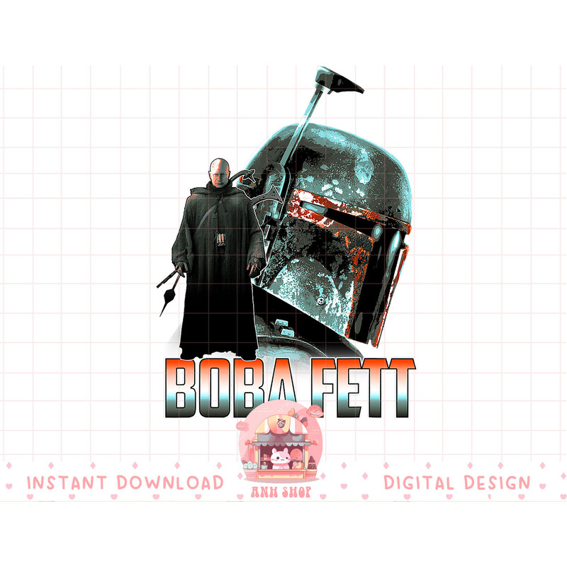 Star Wars The Mandalorian Boba Fett Collage R14 T-Shirt copy.jpg