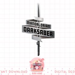star wars the mandalorian darksaber text png