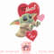 Star Wars The Mandalorian Grogu Be Mine Valentine T-Shirt copy.jpg
