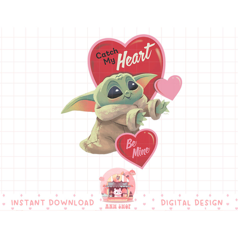 Star Wars The Mandalorian Grogu Be Mine Valentine T-Shirt copy.jpg
