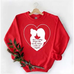mother and daughter sweatshirt, girl mom sweatshirt, girl mama shirt, mother's day shirt, gift for mom, heart shirt, mom