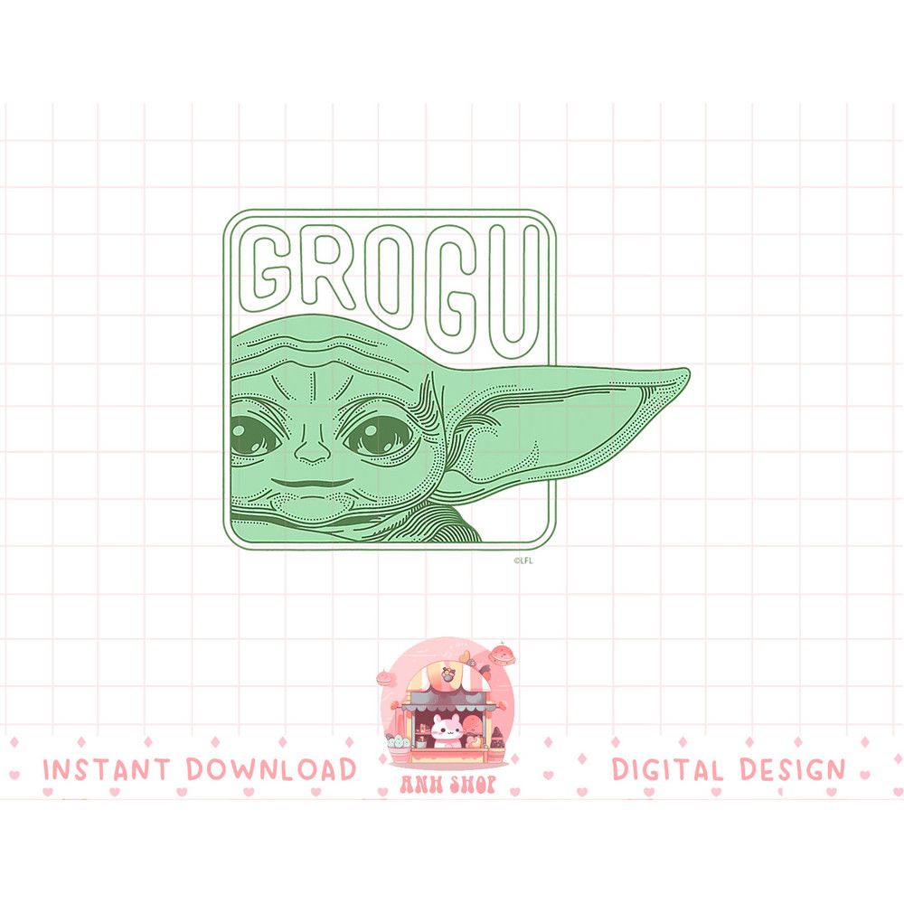 Star Wars The Mandalorian Season 3 Grogu Face with Name T-Shirt copy.jpg