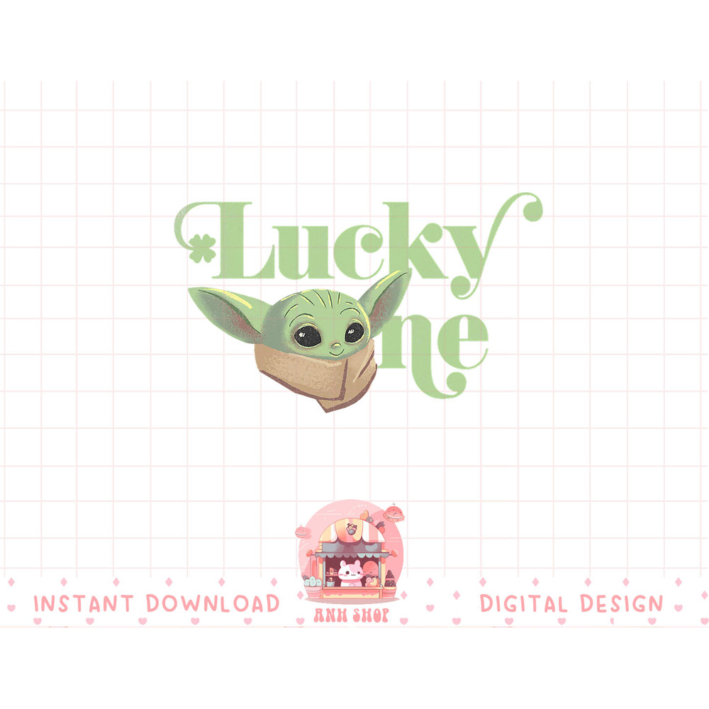 Star Wars The Mandalorian St. Patrick's The Child Lucky One T-Shirt copy.jpg