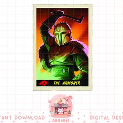 star wars the mandalorian the armorer card png