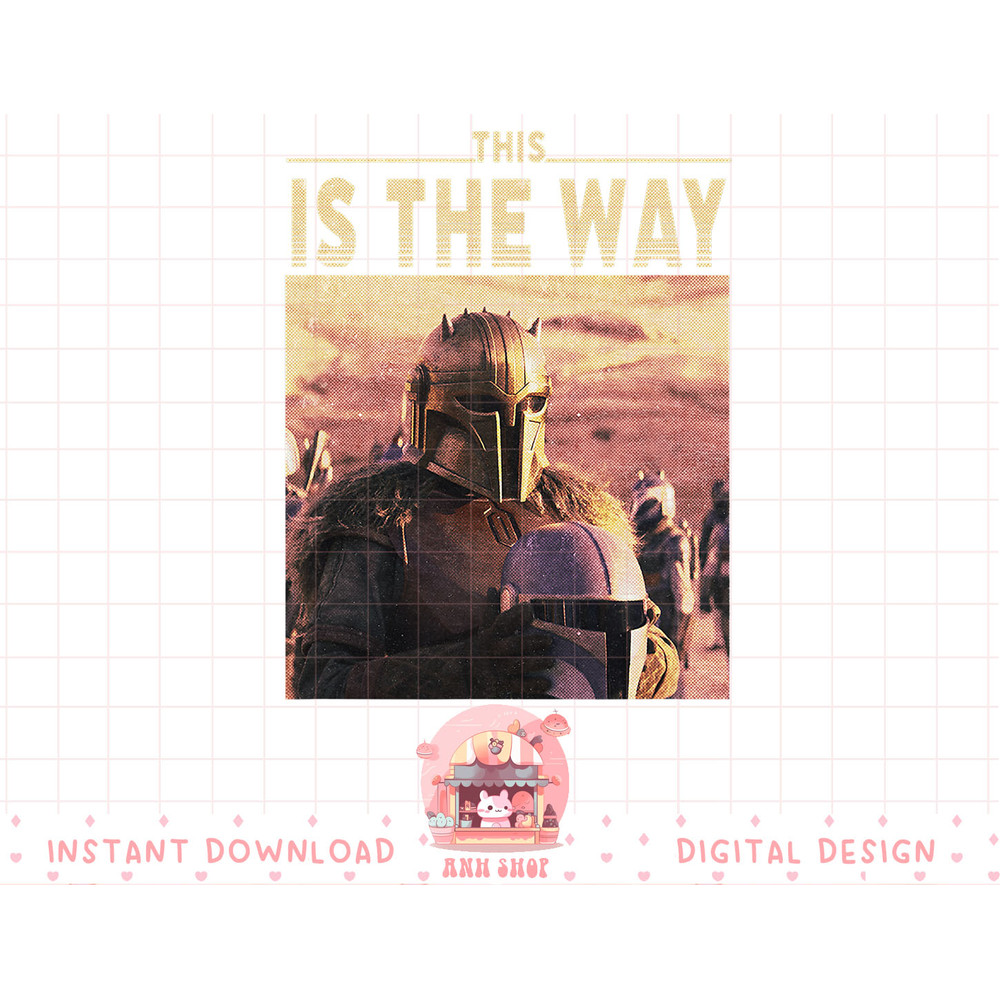 Star Wars The Mandalorian The Armorer This Is The Way Logo T-Shirt copy.jpg