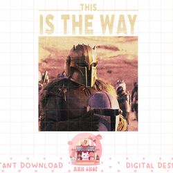 star wars the mandalorian the armorer this is the way logo png