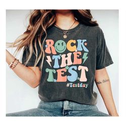 teacher shirt test day, rock the test shirt, test day shirt, test squad, state testing shirt, school test, teacher gradu