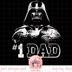 star wars vader 1 dad vintage father's day graphic png