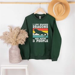 i like bearded dragons sweatshirt, pet reptile lover gift, bearded dragon love, bearded dragon owner gift, beardies swea
