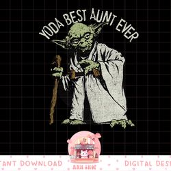 star wars yoda best aunt ever portrait png