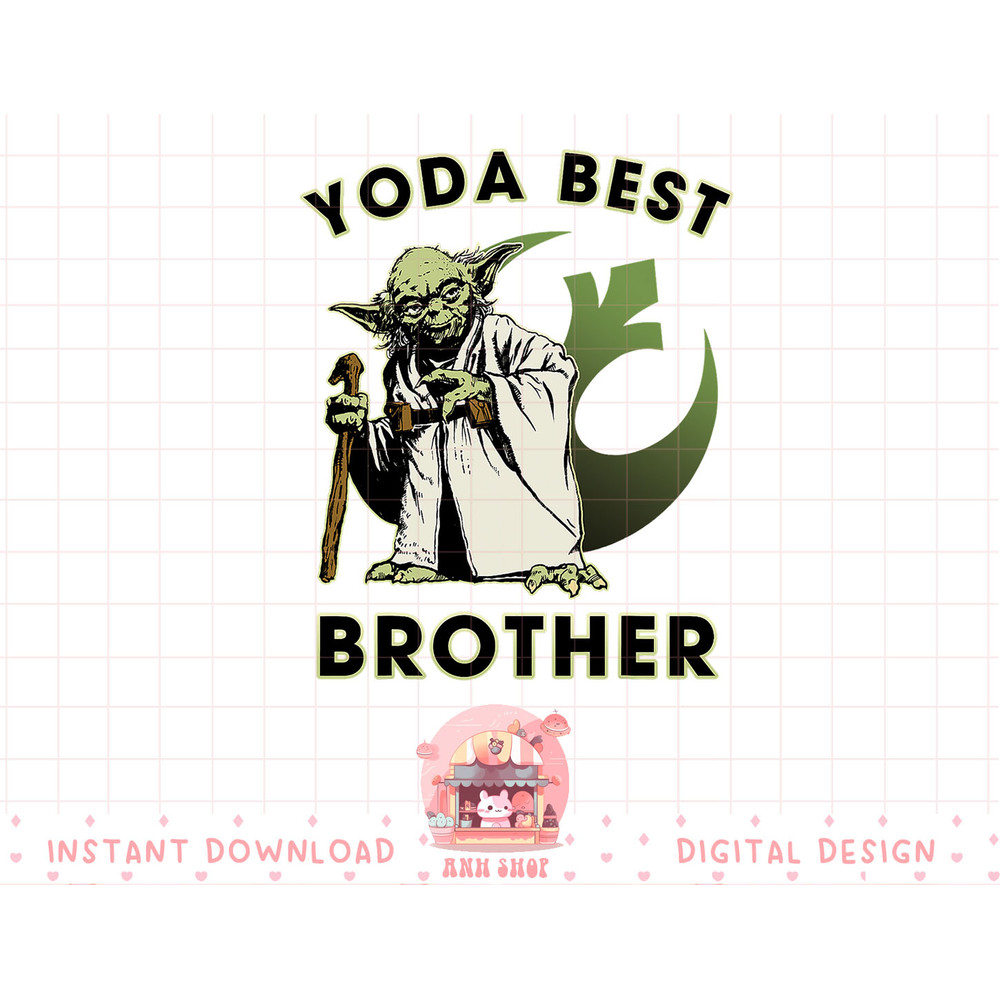 Star Wars Yoda Best Brother Rebel Logo T-Shirt copy.jpg