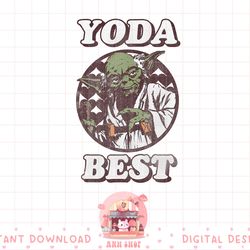 star wars yoda best vintage valentine's graphic png