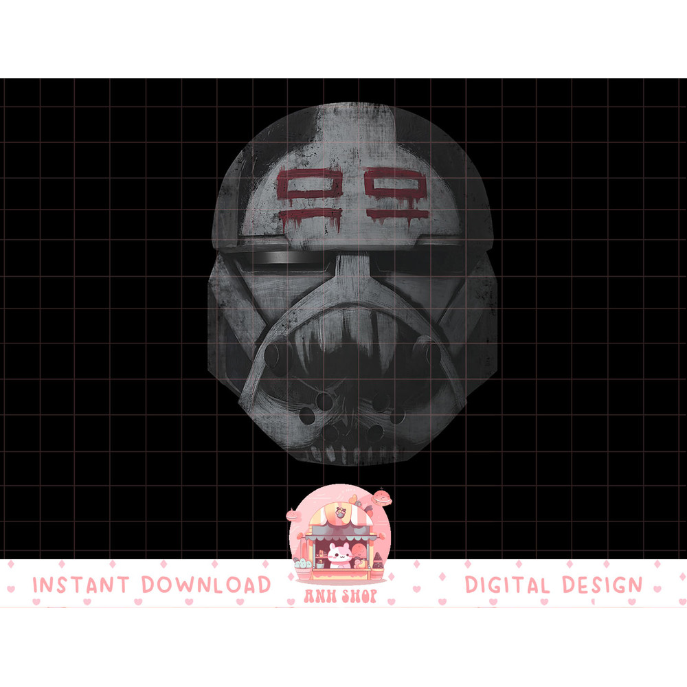 Star Was The Clone Wars The Bad Batch Wrecker Helmet T-Shirt copy.jpg