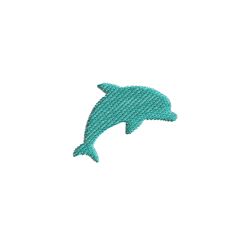 Mini dolphin embroidery design,small dolphin machine embroidery designs,Fun embroidery design,INSTANT DOWNLOAD-056