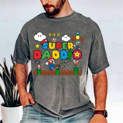 funny super daddio game shirt, father's day shirt, daddy shirt, best dad shirt, dad shirt, super dad shirt, gift for dad